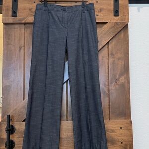 Loft Ann Chambray Trousers Size 10